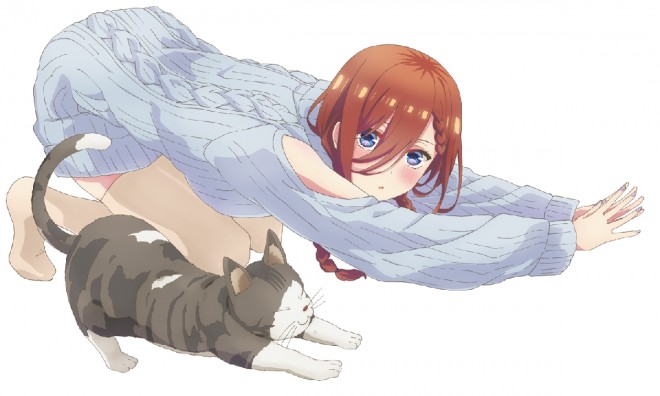 Illustrations from "The Quintessential Quintuplets ANIME VISUAL BOOK Miku"