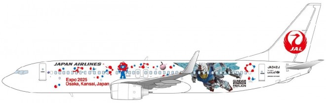 JAL Original Color Gundam Jet