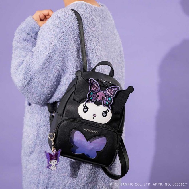 Kuromi Faux Leather Backpack – Available for Kids & Adults!