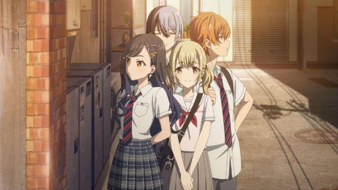 Members of Vivid BAD SQUAD from “Colorful Stage! The Movie: A Miku Who Can't Sing”