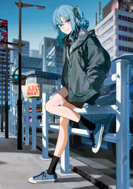 Hoshimachi Suisei x Converse collaboration sneakers