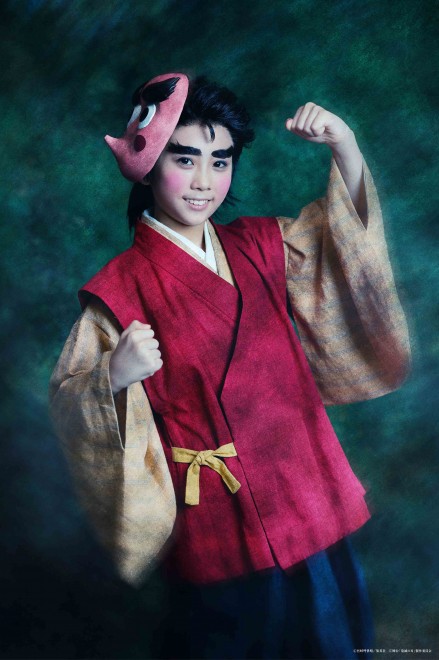 Shota Takahashi in a dual role as Kotetsu in Demon Slayer: The Stage - Part 5: Assault on the Swordsmith Village