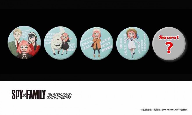 SPY×FAMILY food booth random can badge (10 designs)