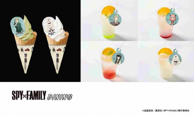 SPY×FAMILY food booth menu