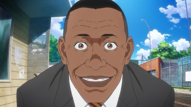 Scene cut from The Darwin Incident anime