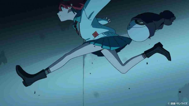 Scene cut from Mobile Suit Gundam GQuuuuuuX