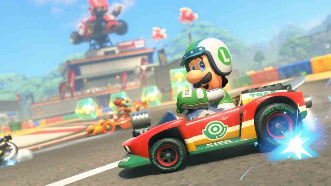 The newly announced "Mario Kart World" for Nintendo Switch 2