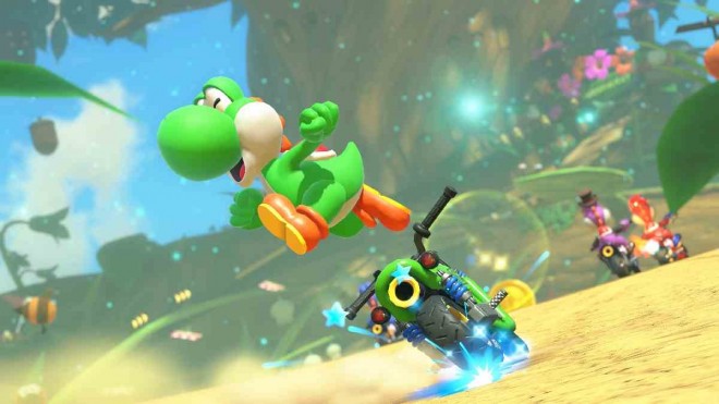 The newly announced "Mario Kart World" for Nintendo Switch 2