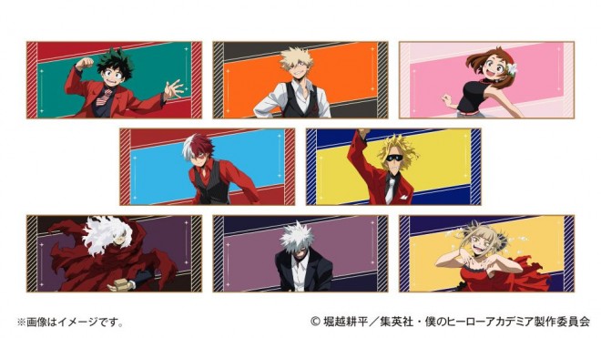 Exclusive goods for My Hero Academia's “Hero × Villain Festival” revealed—featuring newly drawn illustrations of eight major characters