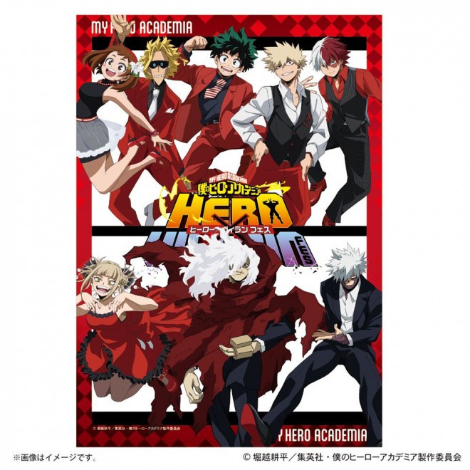 Exclusive goods for My Hero Academia's “Hero × Villain Festival” revealed—featuring newly drawn illustrations of eight major characters