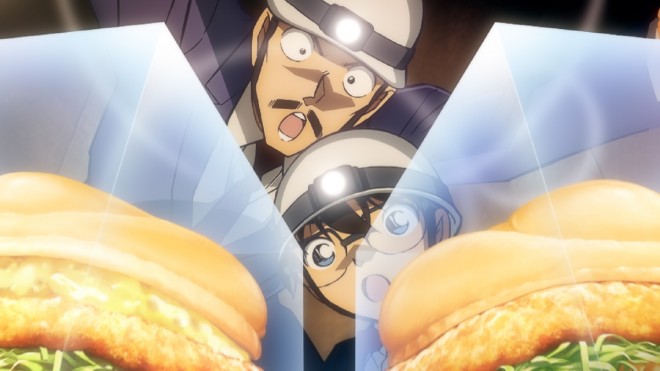 Scene from the "Detective Conan: The Golden Feast" commercial.