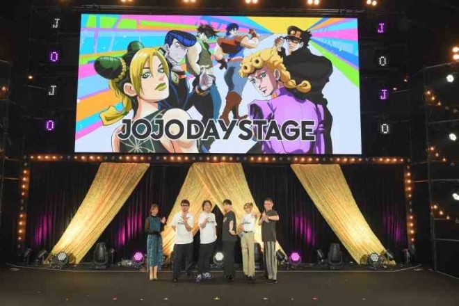 Scene from the JOJODAY STAGE event for JoJo’s Bizarre Adventure