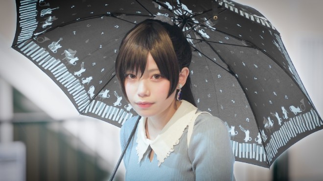 Live-action video of Rent-A-Girlfriend featuring Akase Akari as Chizuru Mizuhara
