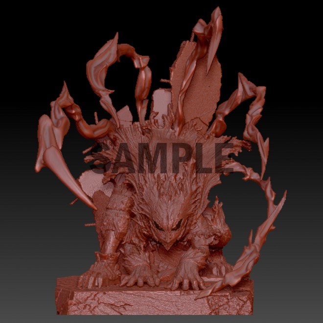 Black Deku figure exclusive to the exhibition