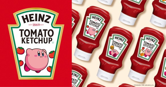 Kirby and Heinz Japan reunite with a new ketchup bottle collaboration