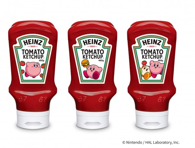 Kirby and Heinz Japan reunite with a new ketchup bottle collaboration