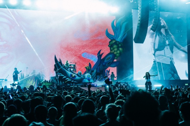 YOASOBI performing during their European debut tour in Barcelona and London.