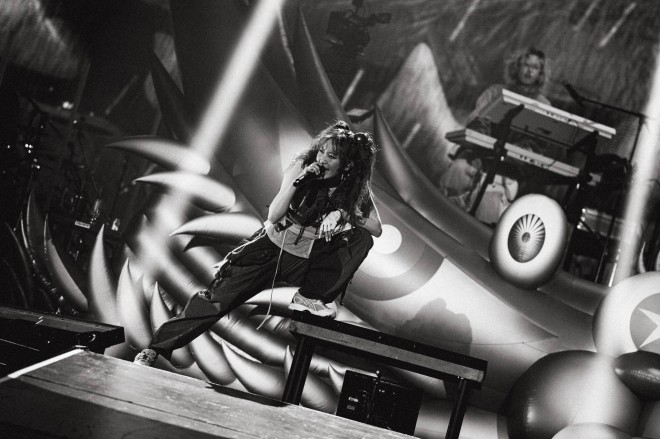 YOASOBI performing during their European debut tour in Barcelona and London.