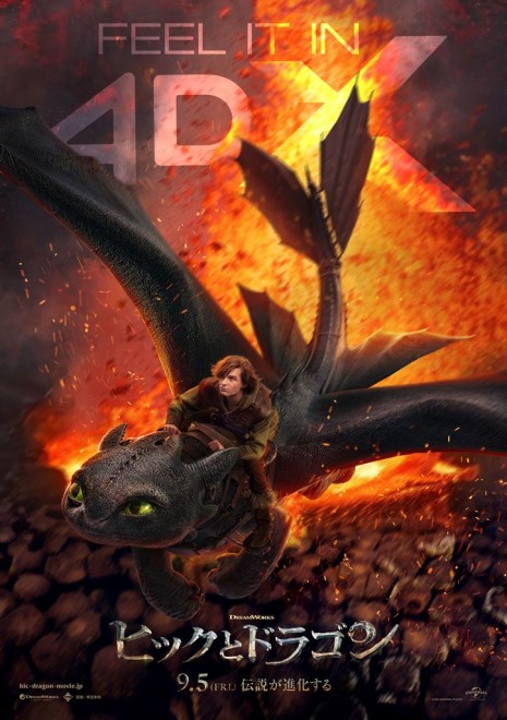 How to Train Your Dragon 4DX Poster