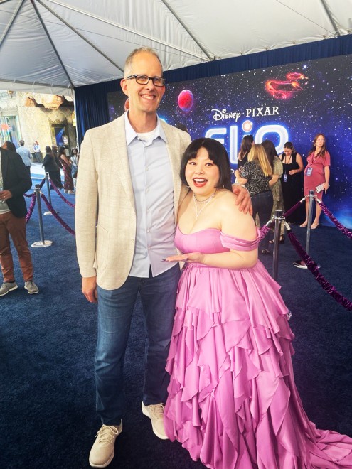 Naomi Watanabe at the world premiere of Pixar’s Elio, held at El Capitan Theatre, Los Angeles. She voices Ambassador Auva in both English and Japanese versions.