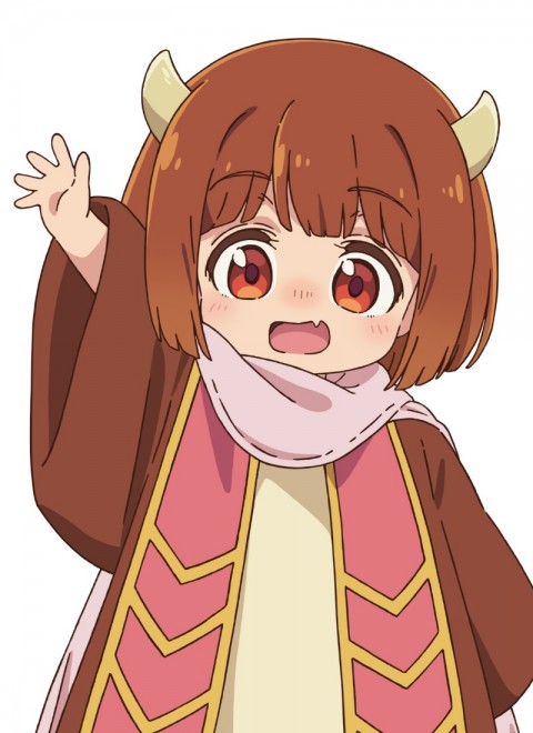 Teaser visual of Maō no Musume wa Yasashi Sugiru!! anime, announced for 2026