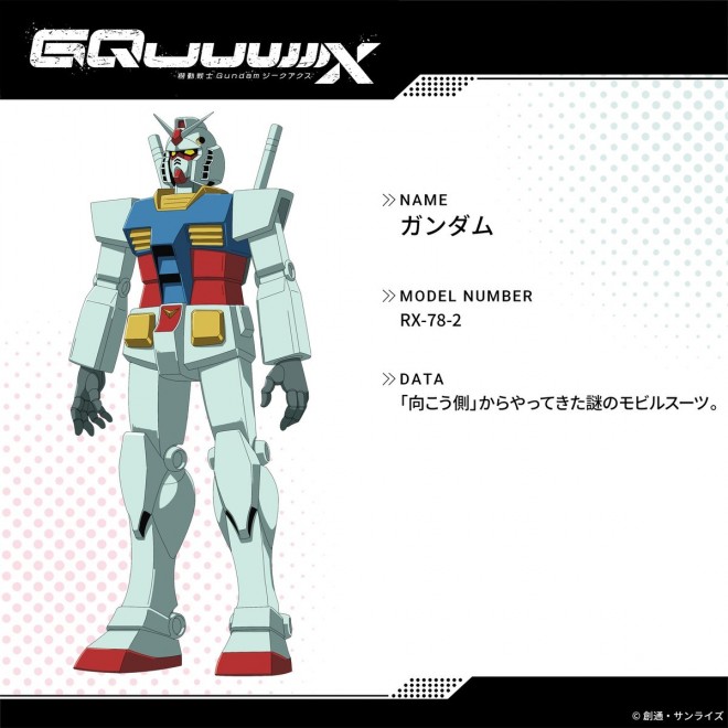 Official concept art reveals a mysterious hyper version of RX-78-2 Gundam appearing from "the other side" in the finale of Mobile Suit Gundam GQuuuuuuX
