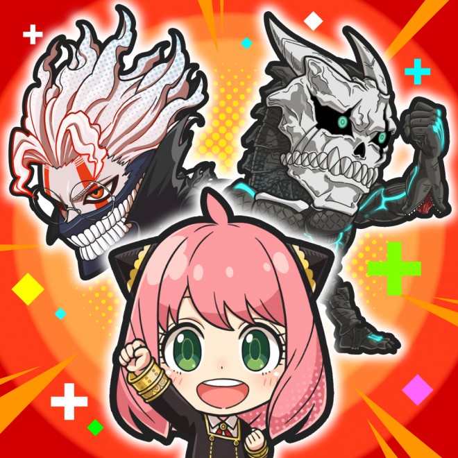Scene from Jump+ Jumble Rush, a mobile game launching in fall 2025