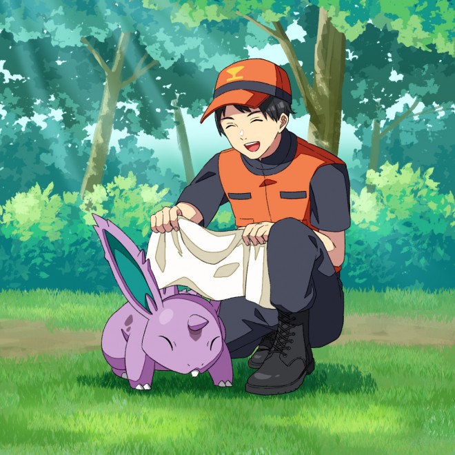 PokéPark Kanto job announcement with details on staff roles and 2026 opening.