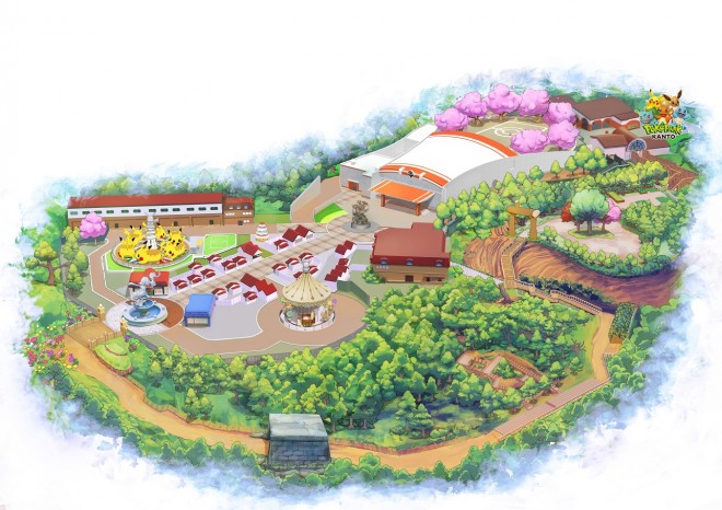 PokéPark Kanto job announcement with details on staff roles and 2026 opening.