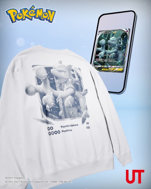 UNIQLO UT Pokémon TCG and Poképoke collaboration items including T-shirts and sweatshirts.