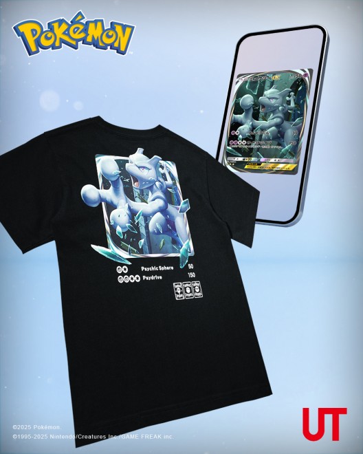 UNIQLO UT Pokémon TCG and Poképoke collaboration items including T-shirts and sweatshirts.