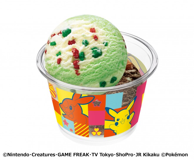 Pokémon-themed ice cream lineup for the 31 Poke-Natsu! Campaign at Baskin-Robbins Japan.