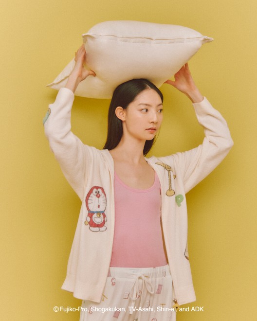 Doraemon-themed loungewear and accessories from Gelato Pique, including Take-copter headband