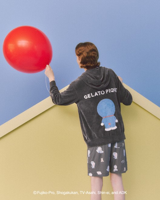 Doraemon-themed loungewear and accessories from Gelato Pique, including Take-copter headband