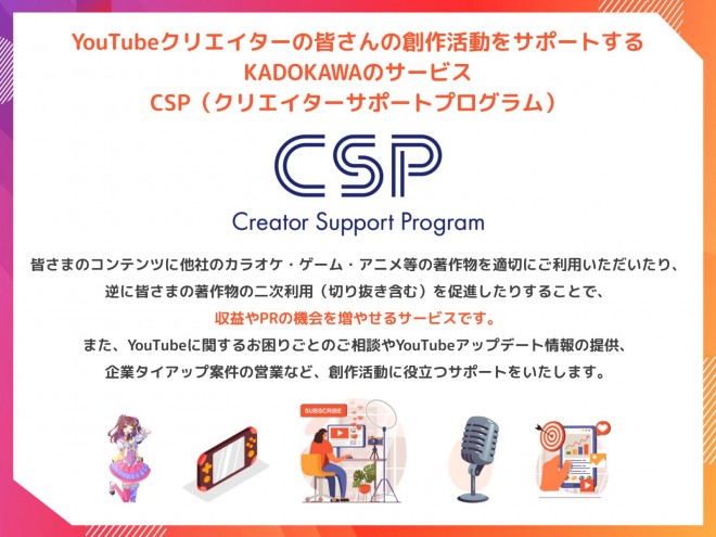 KADOKAWA secondary usage guidelines for new anime titles allowing YouTube clips