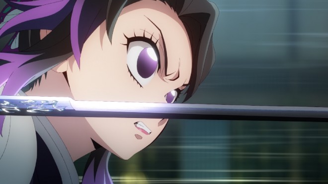 Scene from the movie Demon Slayer: Kimetsu no Yaiba – Infinity Castle Arc Part 1: Akaza Returns 