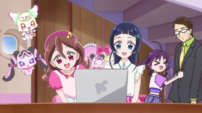 Scene from You and Idol Pretty Cure