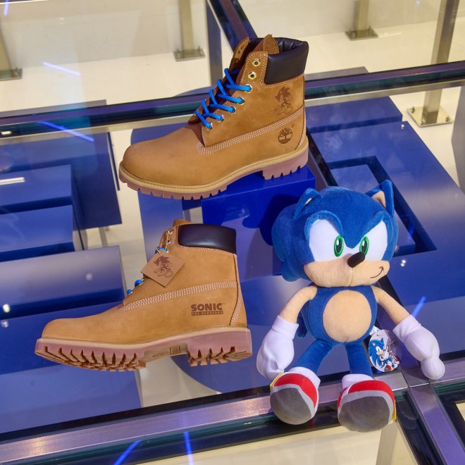 30足限定 Timberland SEGA SONIC THE HEDGEHOG SEGA and Timberland Launch 30 Sonic Yellow Boots | Japan