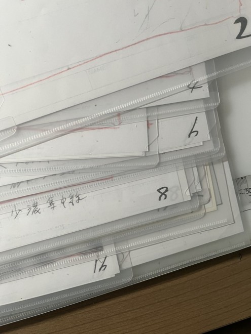 Manuscript drawn by HUNTER×HUNTER creator Yoshihiro Togashi