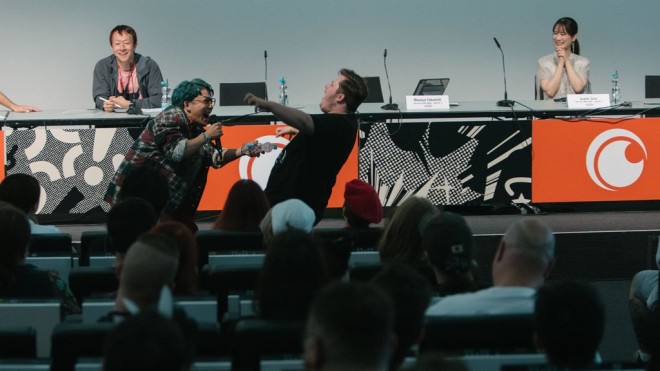 Scenes from the Kaiju No. 8 panel at AnimagiC 2025