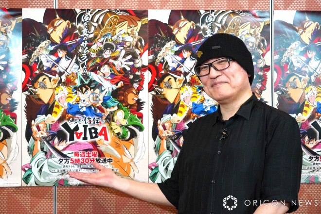 Gosho Aoyama discusses shared swordsmanship depictions in Shin Samurai Tale YAIBA and Detective Conan.