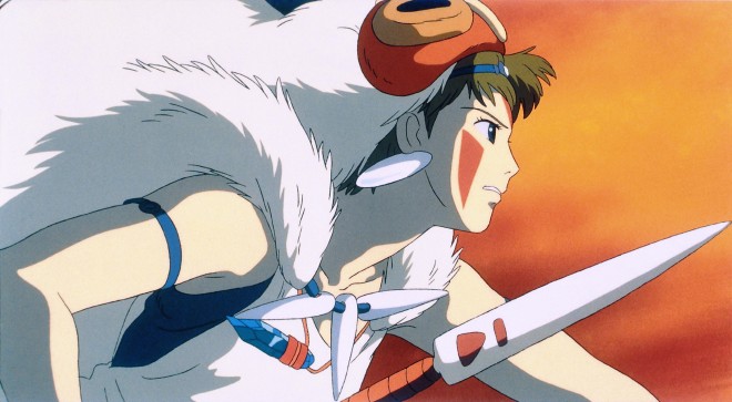 Iconic scene from Princess Mononoke, airing August 29 on Nippon TV's Friday Road Show