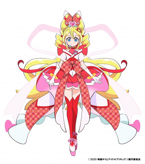 Cure Idol unveils God Idol Style and Idol Heart Ribbon Style for the first W style change in Precure history.