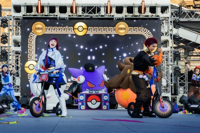 Scenes from the new show "Pokémon Unstoppable Halloween Party"