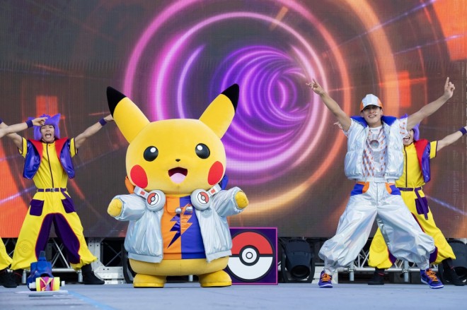 Pikachu appeared in the new show "Pokémon Unstoppable Halloween Party"
