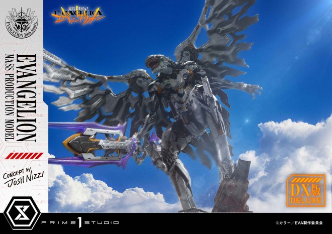 Evangelion Mass Production Model polystone statue