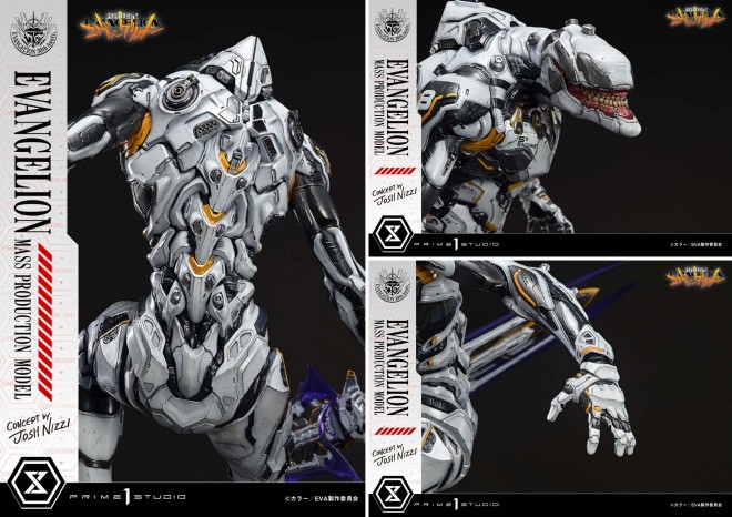 Evangelion Mass Production Model polystone statue