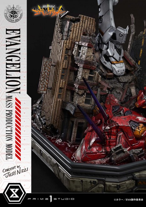 Evangelion Mass Production Model polystone statue