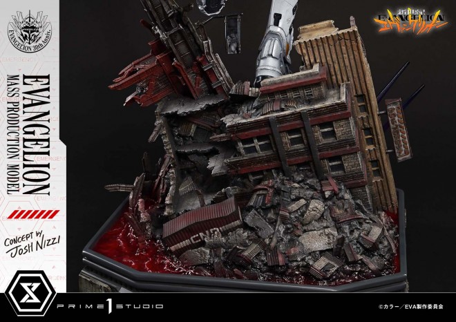 Evangelion Mass Production Model polystone statue