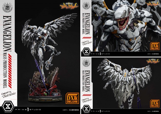 Evangelion Mass Production Model polystone statue